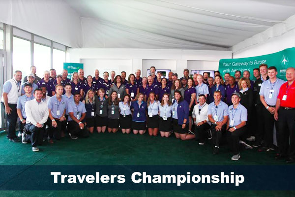 Travelers Championship group photo, summer 2017