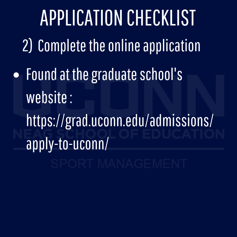 Application checklist details page 2